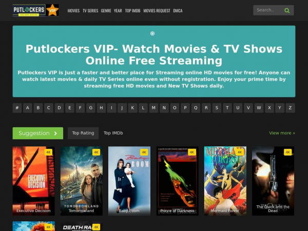 Putlockers VIP Watch Movies Online Free Streaming