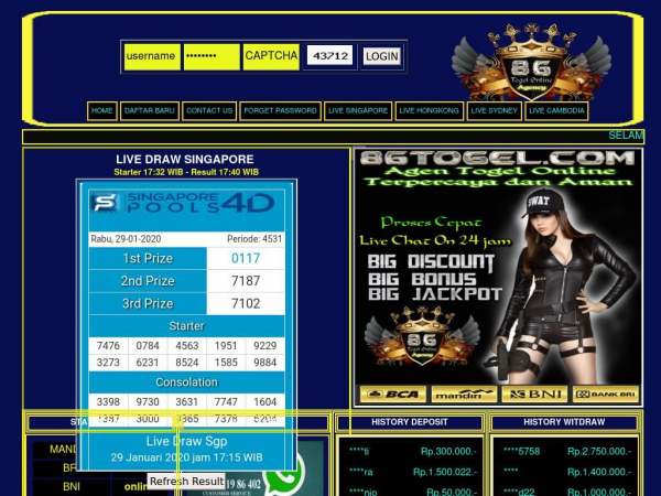 Togel Pakong 2 Net
, 86togel Net The Best Partner Deposit Pulsa Proses Cepat