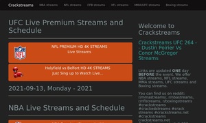 Crackstreams : Live Stream Sports NFL, NBA, UFC, Boxing ,MMA Bellator Fans  Wrestling MLS Bellator Twitter Shut Down Alternatives : r/JKNews