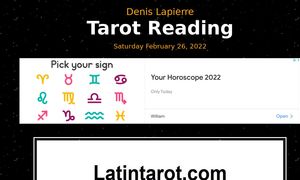 FREE - Latintarot.com - Reading Tarot Lapierre - Your future according to cards! - LIVE TAROT - Online Free Tarot cards reading - TAROT - Your free online