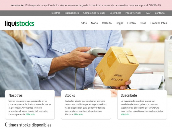Venta al por mayor - Liquidaciones de stocks - Compra venta lotes