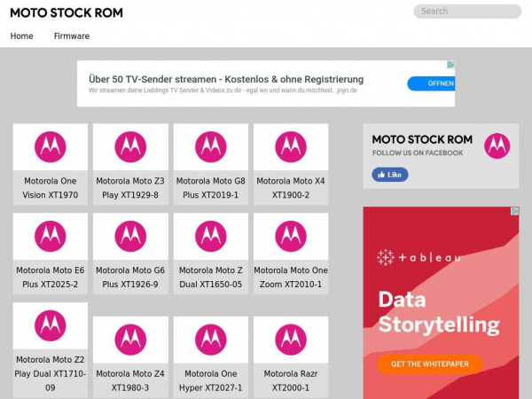 Moto Stock Rom - Original Motorola Firmware (Flash File)