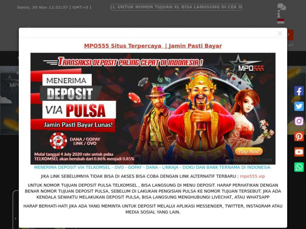 Situs Judi Online Terpercaya Agen Slot Online Mpo555