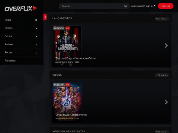 Overflix - Assistir Filmes e Séries Online Grátis