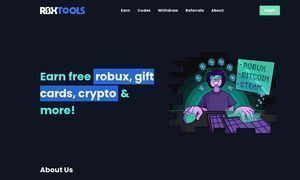 Rbx Tools Earn Free Robux Giftcards Crypto And More Online