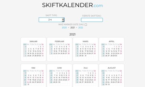 Offshore Skiftkalender