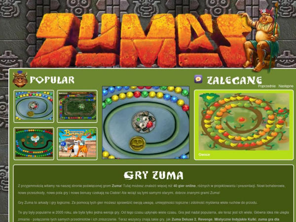 Gry Zuma Zagraj W Zuma Deluxe Revenge Kulki Za Darmo Online